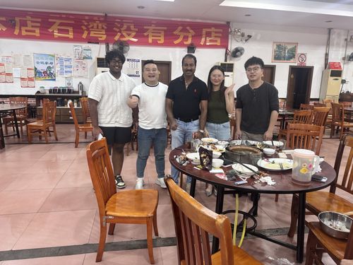 Relvano team with a North American villa builder after a factory tour