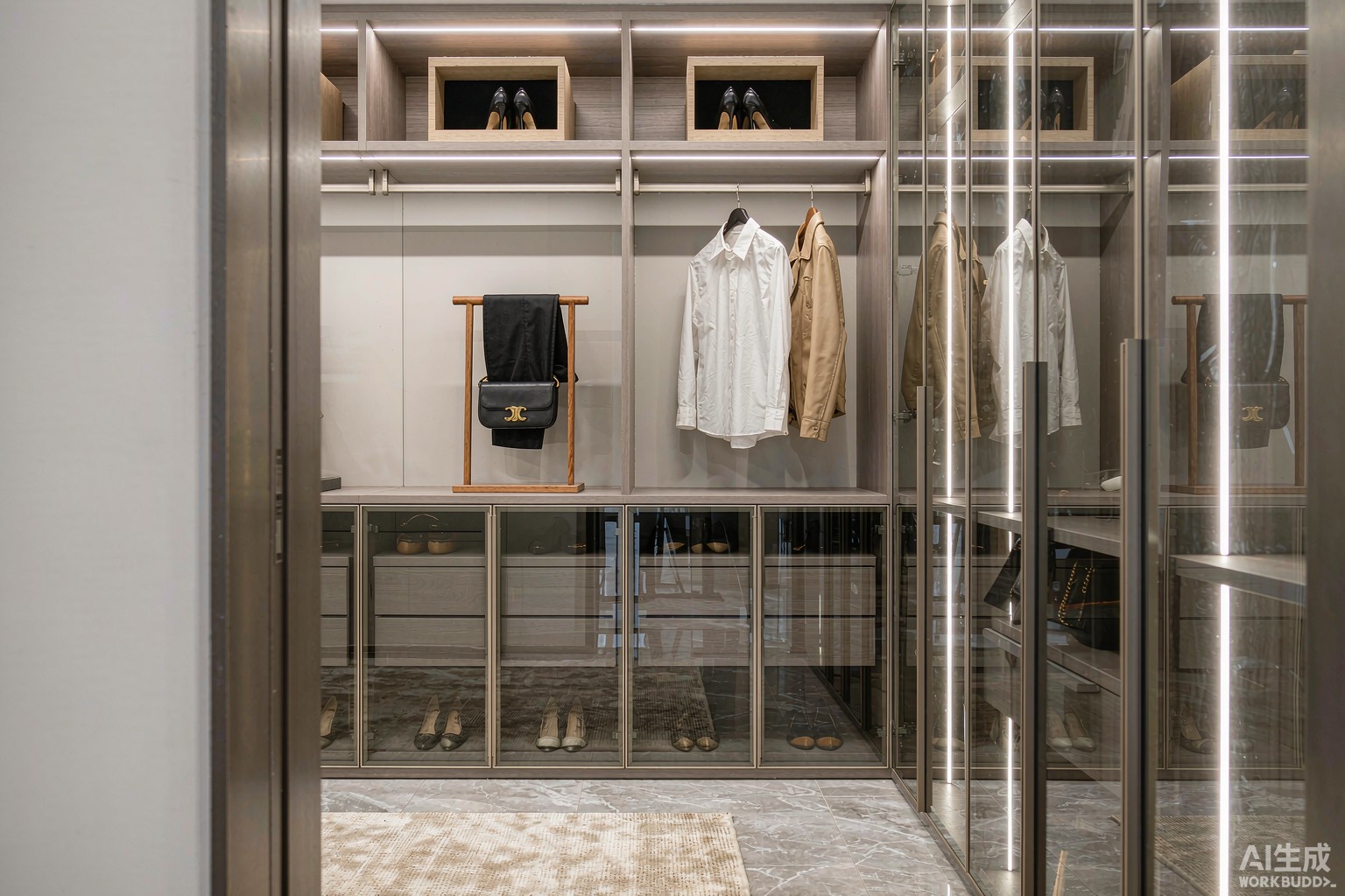 Custom closet and storage system