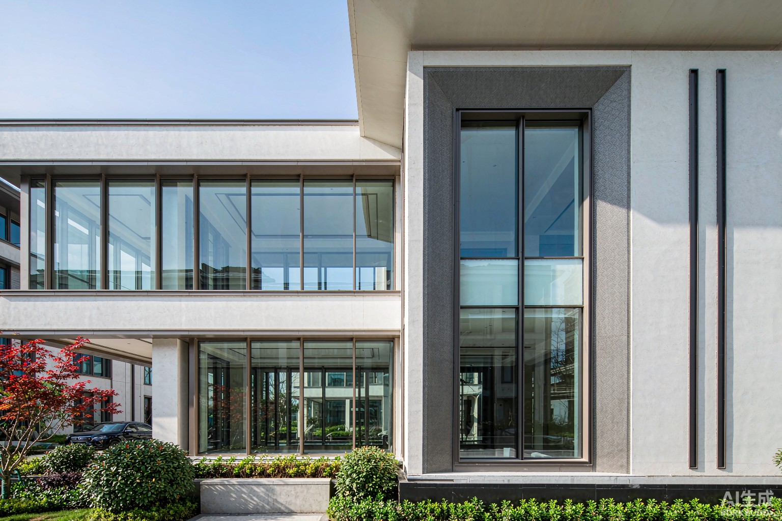 Curtain wall facade