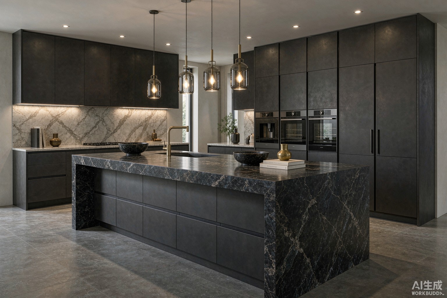 Kitchen island and pantry systems