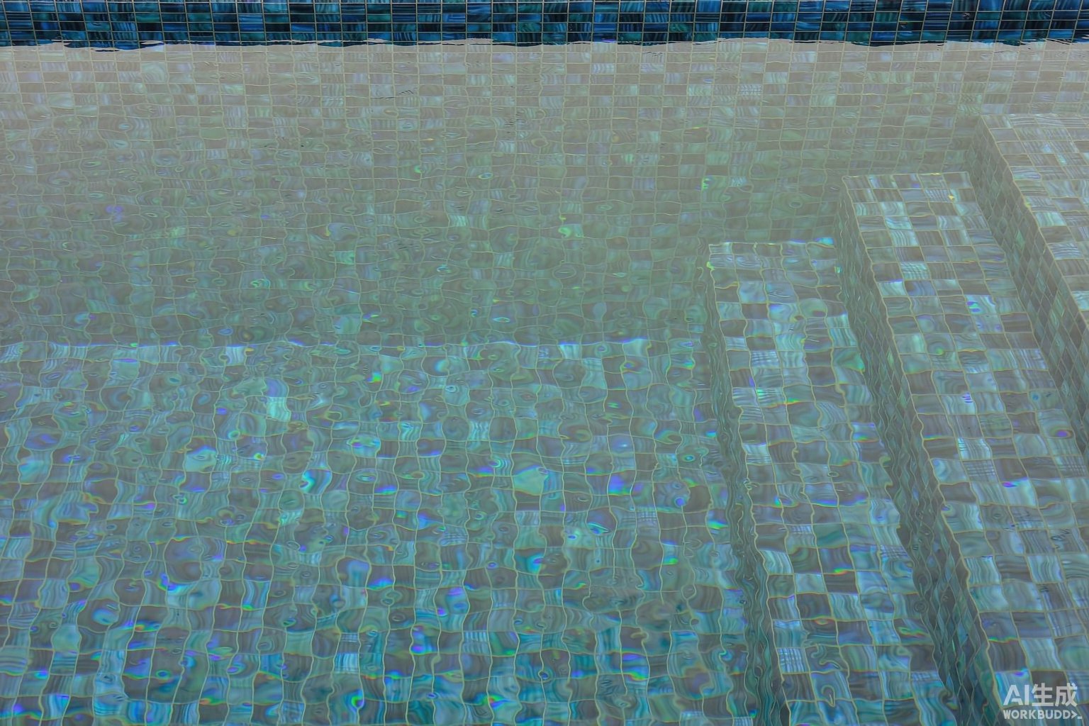 Swimming pool tiling