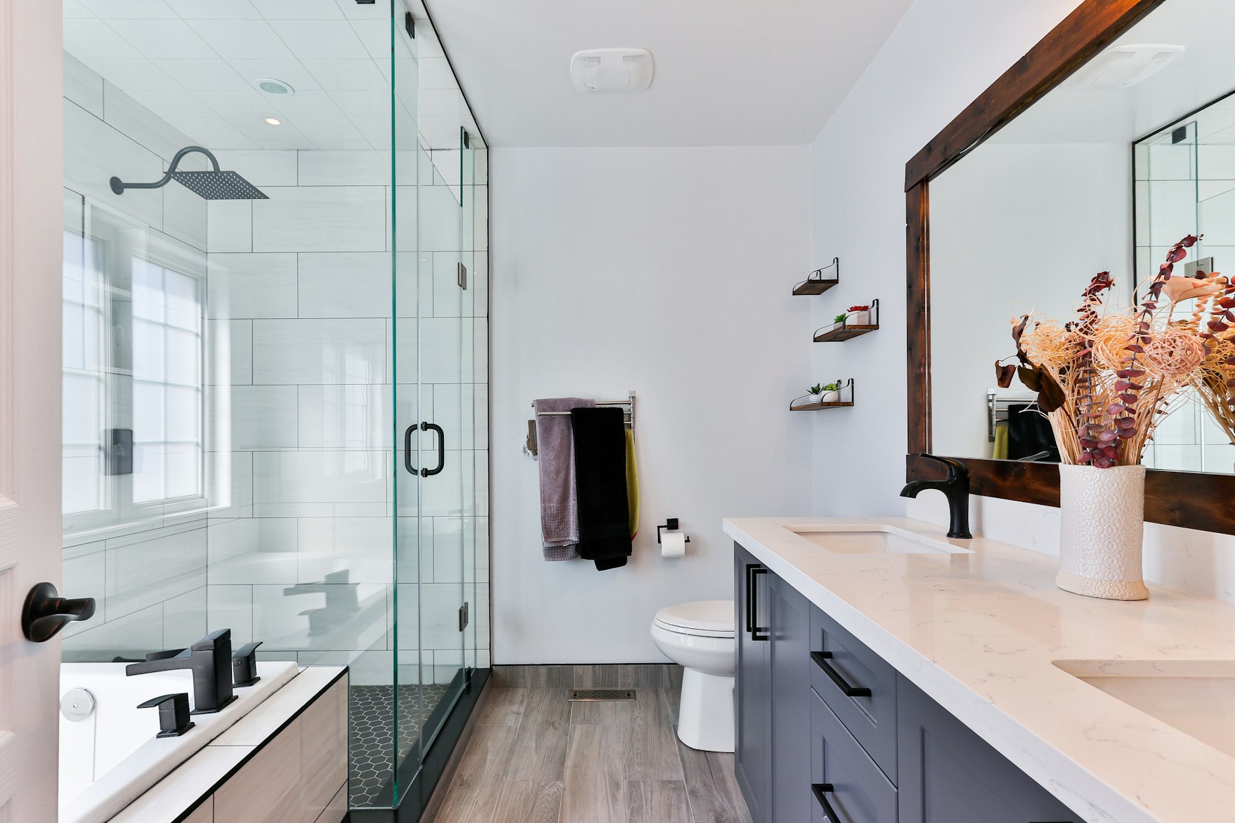 Bathroom tiles