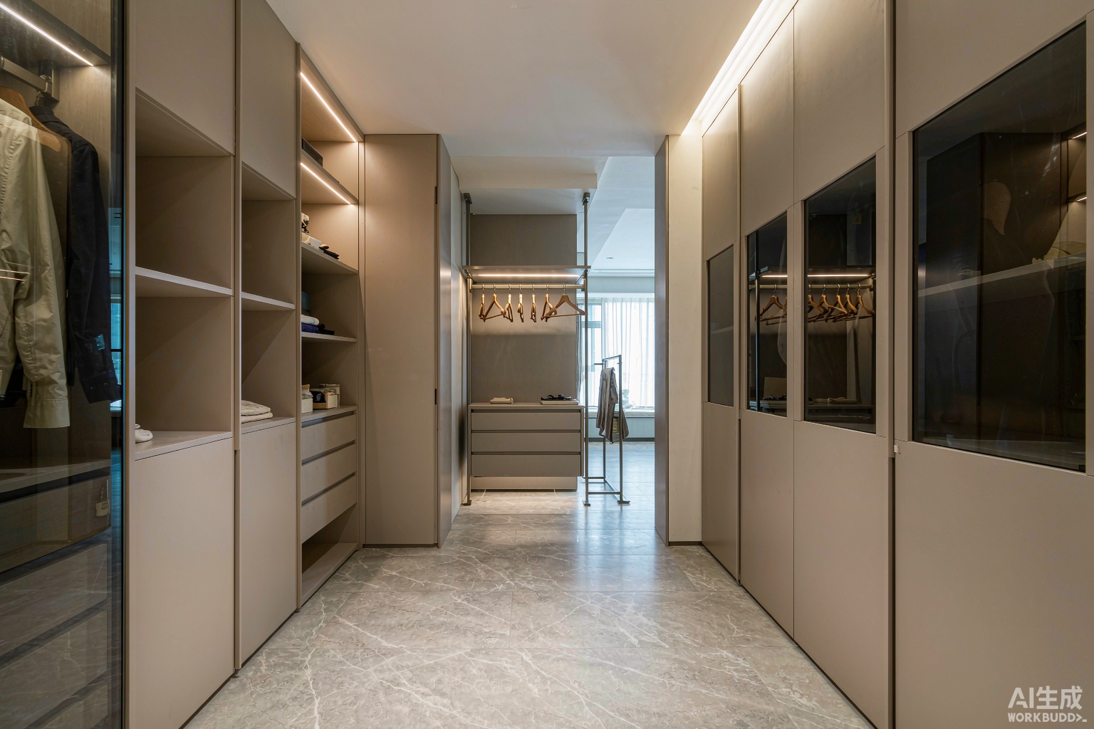 Walk-in wardrobe
